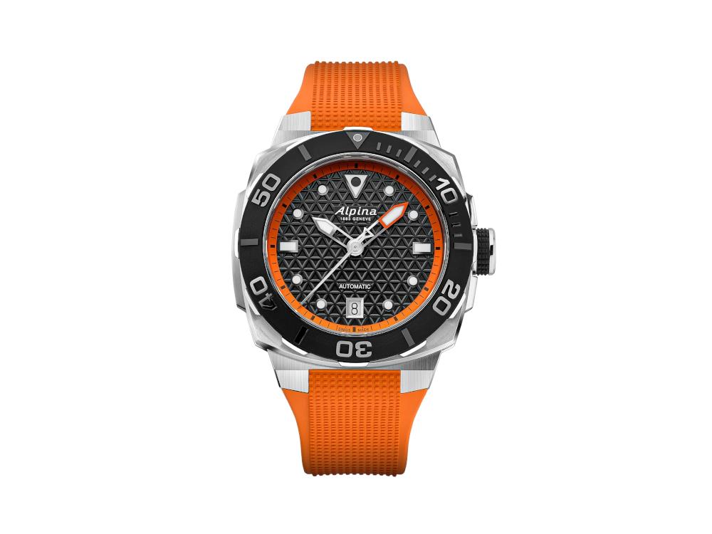 Montre Automatique Alpina Seastrong Diver Extreme, Orange, 39 mm, AL-525BO3VE6