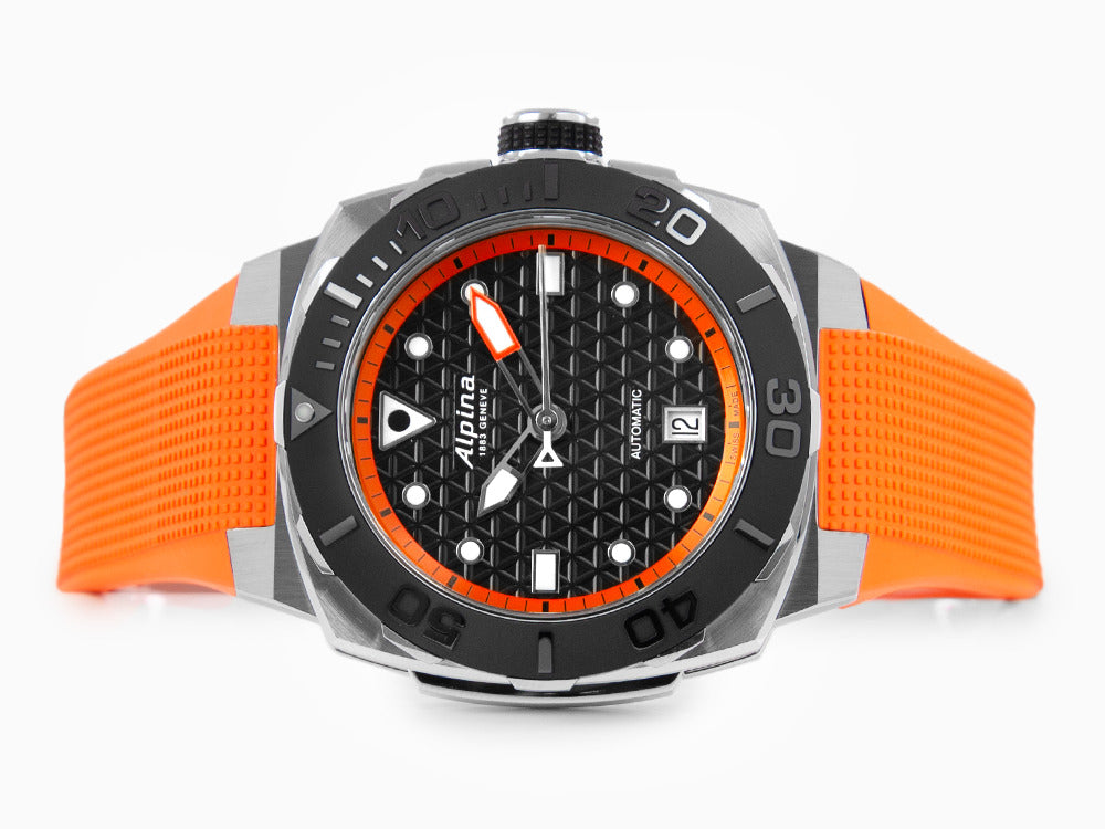 Montre Automatique Alpina Seastrong Diver Extreme, Orange, 39 mm, AL-525BO3VE6