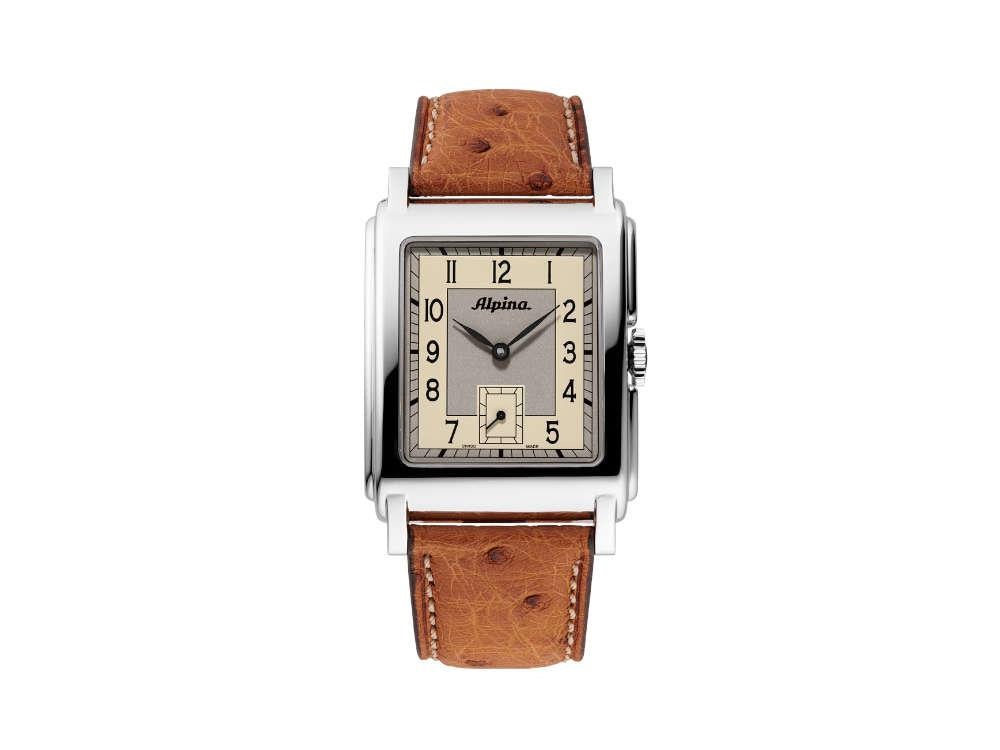 Montre Automatique Alpina Alpiner Heritage Carrée 140 Années Argent AL-530SAC3C6