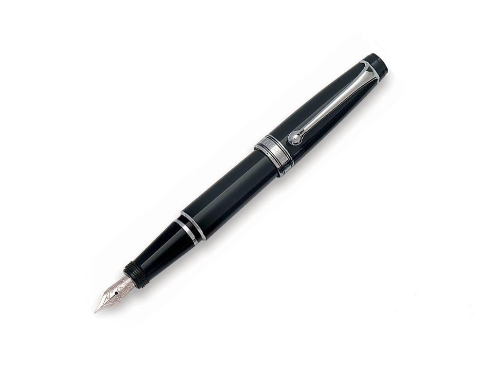 Stylo Plume Aurora Optima Mini, Résine, Noir, 996CMN