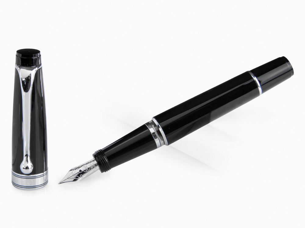 Stylo Plume Aurora Optima Mini, Résine, Noir, 996CMN