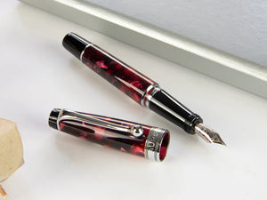 Stylo Plume Aurora Optima Mini, Résine, Bordeaux, 996CMX 996CMX