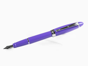 Stylo Plume Aurora Ipsilon Printemps, Résine, Violet, Chrome, B11-CVI