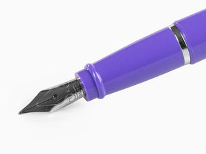 Stylo Plume Aurora Ipsilon Printemps, Résine, Violet, Chrome, B11-CVI