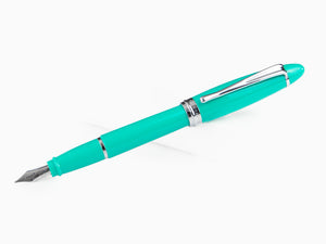 Stylo Plume Aurora Ipsilon Été, Résine, Vert, Chrome, B11-CVS