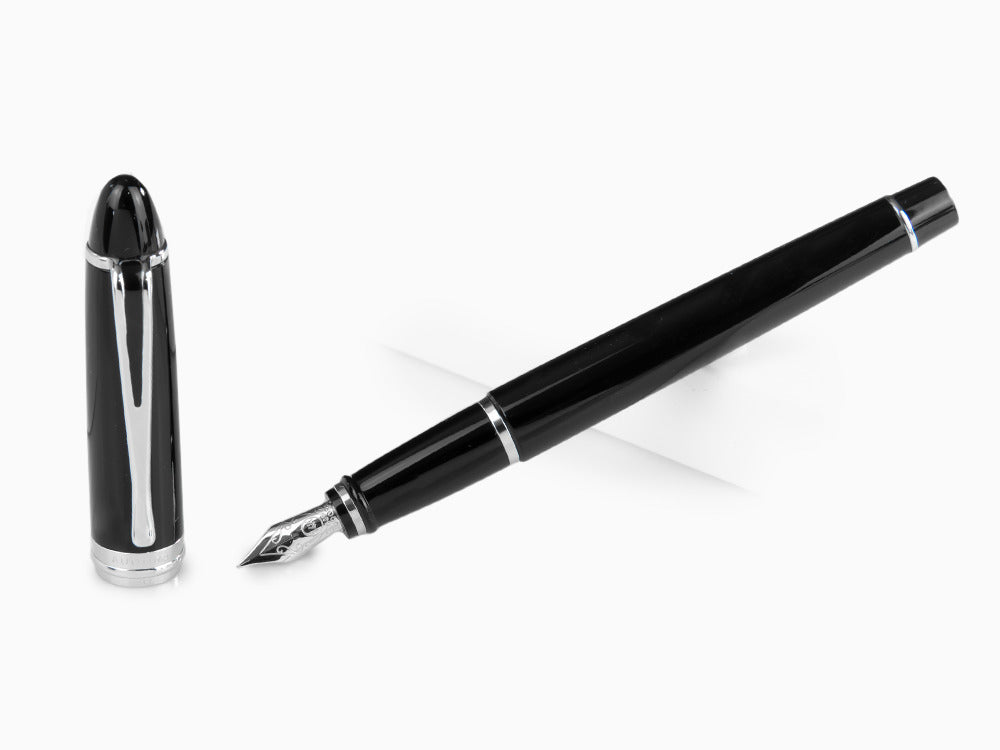 Stylo Plume Aurora Ipsilon en Résine Noire -B12C