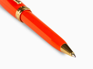 Stylo bille Aurora Ipsilon Automne, Résine, Plaqué or, Orange, B31-DO