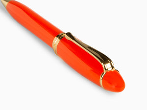 Stylo bille Aurora Ipsilon Automne, Résine, Plaqué or, Orange, B31-DO