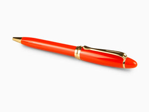 Stylo bille Aurora Ipsilon Automne, Résine, Plaqué or, Orange, B31-DO