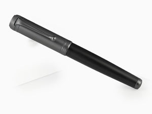 Stylo Plume Aurora Talentum Big Full Metal Black, Ruthénium, D10-CRN