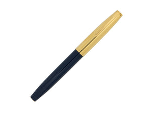 Stylo Plume Aurora Duo-Cart, Résine Bleue, Plaqué or, DC57-DBM