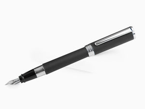 Stylo Plume Aurora TU en Résine Noire - Chromé - T10N