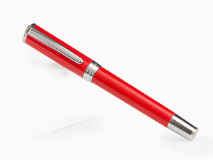 Stylo Plume Aurora TU en Résine Rouge - Chromé - T11R