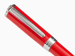 Stylo Plume Aurora TU en Résine Rouge - Chromé - T11R