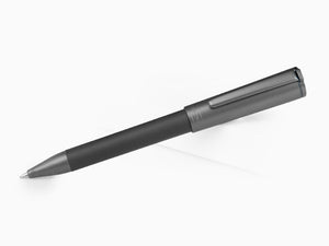 Stylo bille Aurora TU Full Metal Black, Résine, Ruthénium, Noir, T30_CRN