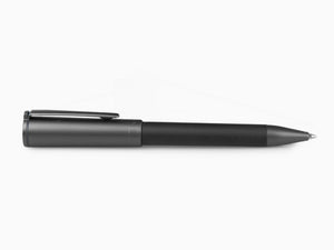 Stylo bille Aurora TU Full Metal Black, Résine, Ruthénium, Noir, T30_CRN