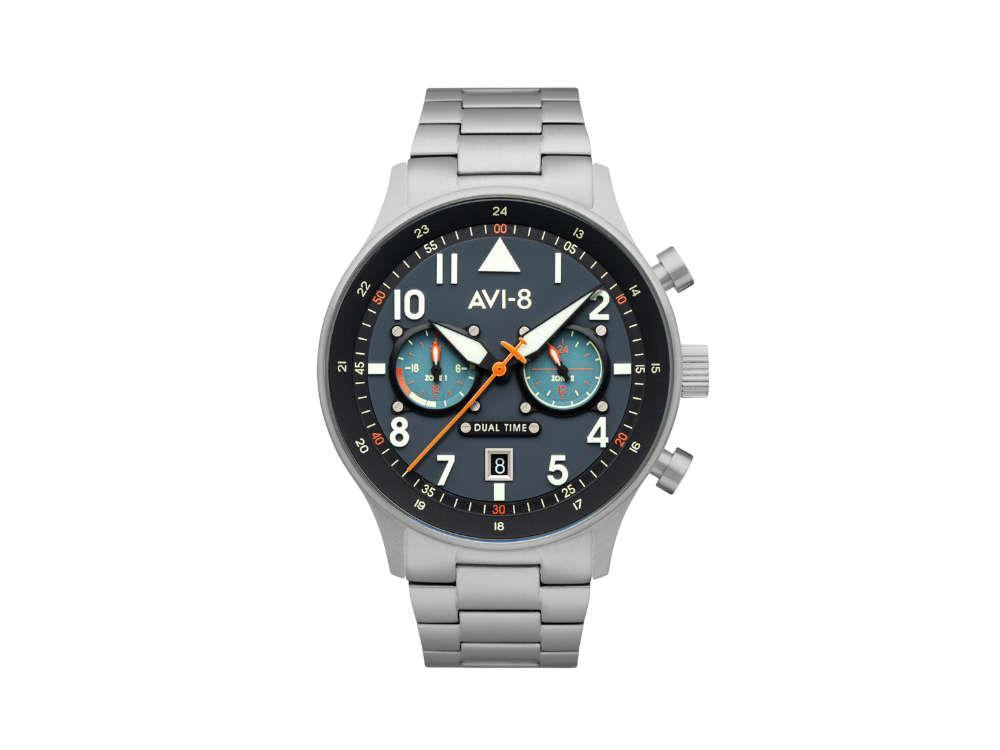 Montre à Quartz AVI-8 Hawker Hurricane Carey Dual Time Gutersloh, AV-4088-22