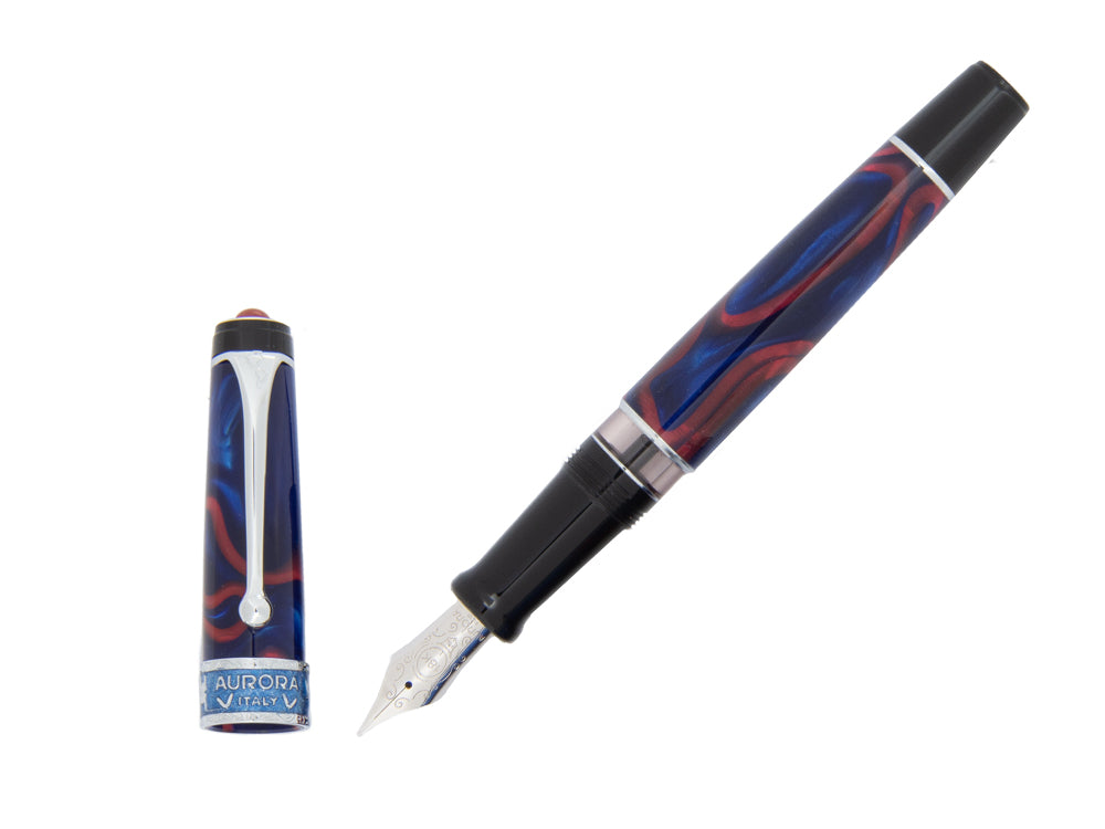 Stylo Plume Aurora America, Edition Limitée, Résine à marbre, 505