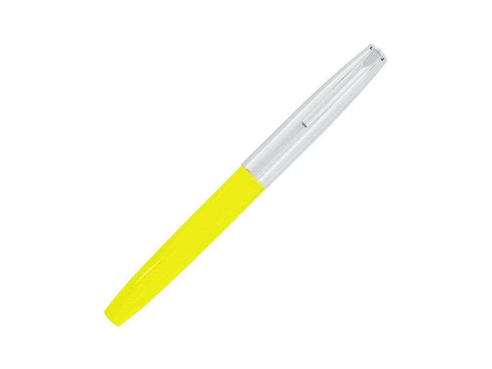 Stylo Plume Aurora Duo-Cart, Résine, Jaune, Chrome, DC57-CYM