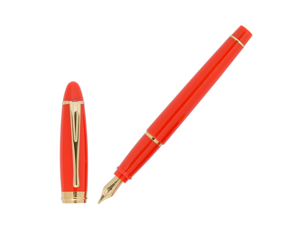 Stylo Plume Aurora Ipsilon Automne, Résine, Orange, Or, B11-DO