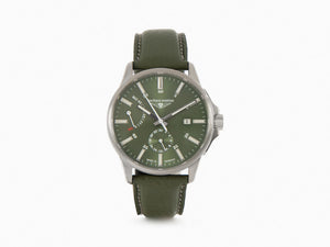 Montre Automatique Bauhaus Aviation, Titane, Vert, 42 mm, Jour, 2860-4