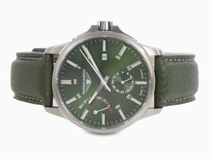 Montre Automatique Bauhaus Aviation, Titane, Vert, 42 mm, Jour, 2860-4