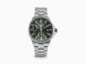 Montre Automatique Bauhaus Aviation, Titane, Vert, 42 mm, Jour, 2860M-4