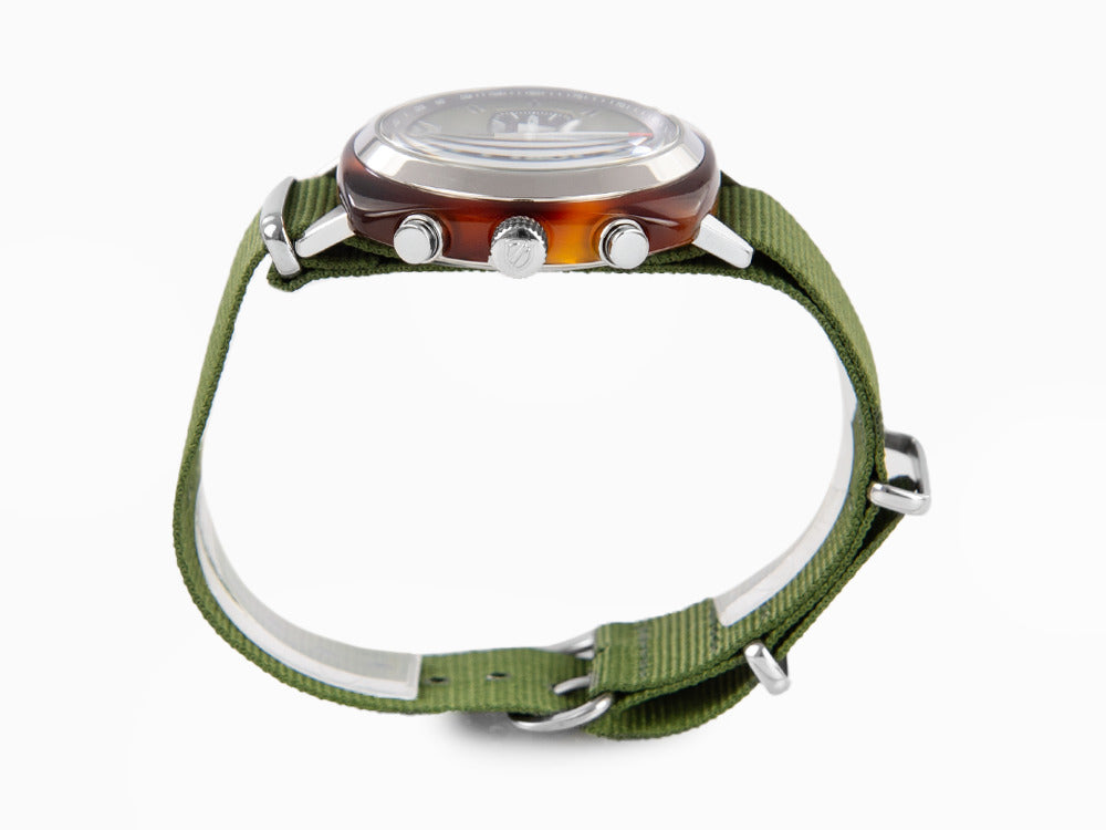 Montre à Quartz Briston Clubmaster Sport, Vert, 42 mm, 20142.SA.TS.26.NOL