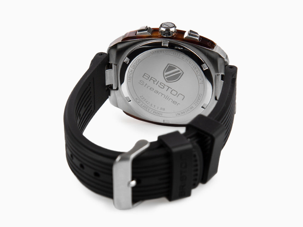 Montre à Quartz Briston Streamliner Urban, Noir, 42 mm, 22142.S.T.1.RB