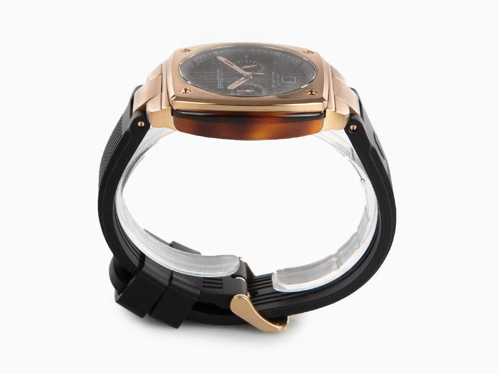 Montre à Quartz Briston Streamliner Urban, PVD, Noir, 42 mm, 22142.SPRG.T.1.RB