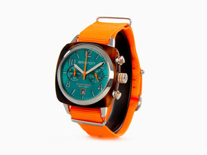 Montre à Quartz Briston Clubmaster Classic Summer Vibes Emerald Green, 40 mm