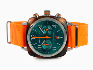 Montre à Quartz Briston Clubmaster Classic Summer Vibes Emerald Green, 40 mm