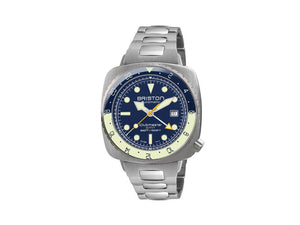 Montre Automatique Briston Clubmaster Diver Pro GMT, Acier, LE 24844.S.GP.15.SB