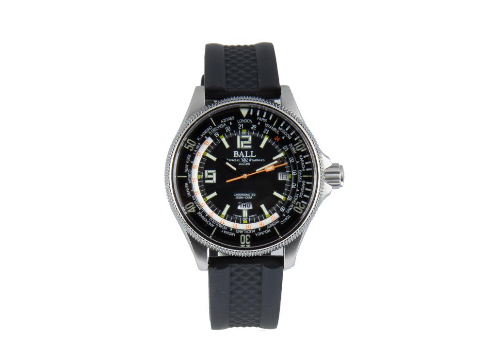 Montre Automatique Ball Engineer Master II Diver Worldtimer, COSC, DG2232A-PC-BK