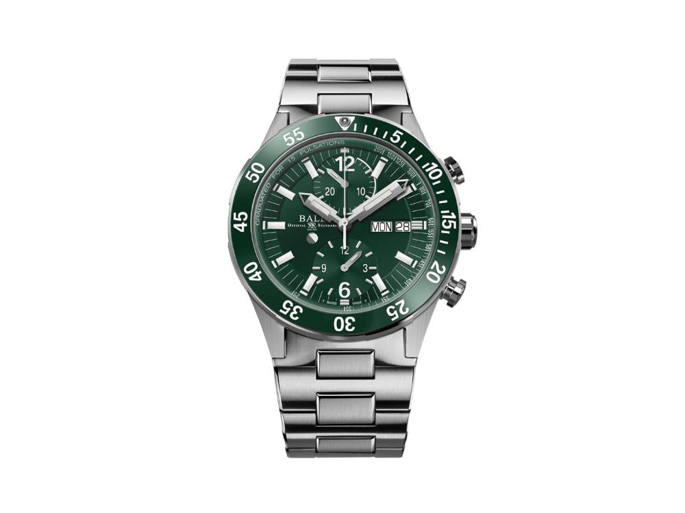 Montre Automatique Ball Roadmaster Rescue Chronograph, Vert, LE, DC3030C-S2-GR