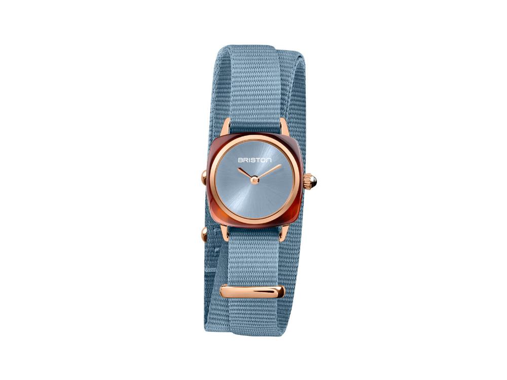 Montre à Quartz Briston Clubmaster Lady, Bleu, 24 mm, 21924.PRA.T.25.NIB