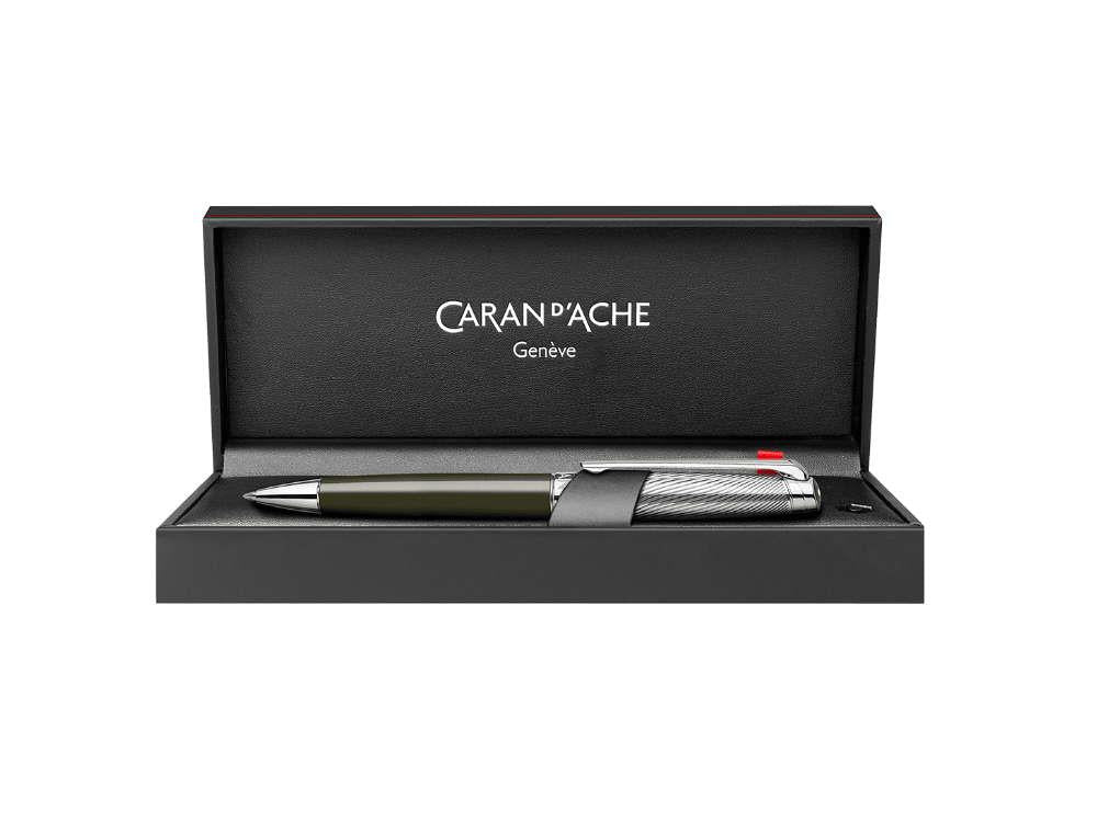 Stylo bille Caran d'Ache Léman Terre d’Ombre, Laque, Vert, 4789.016,