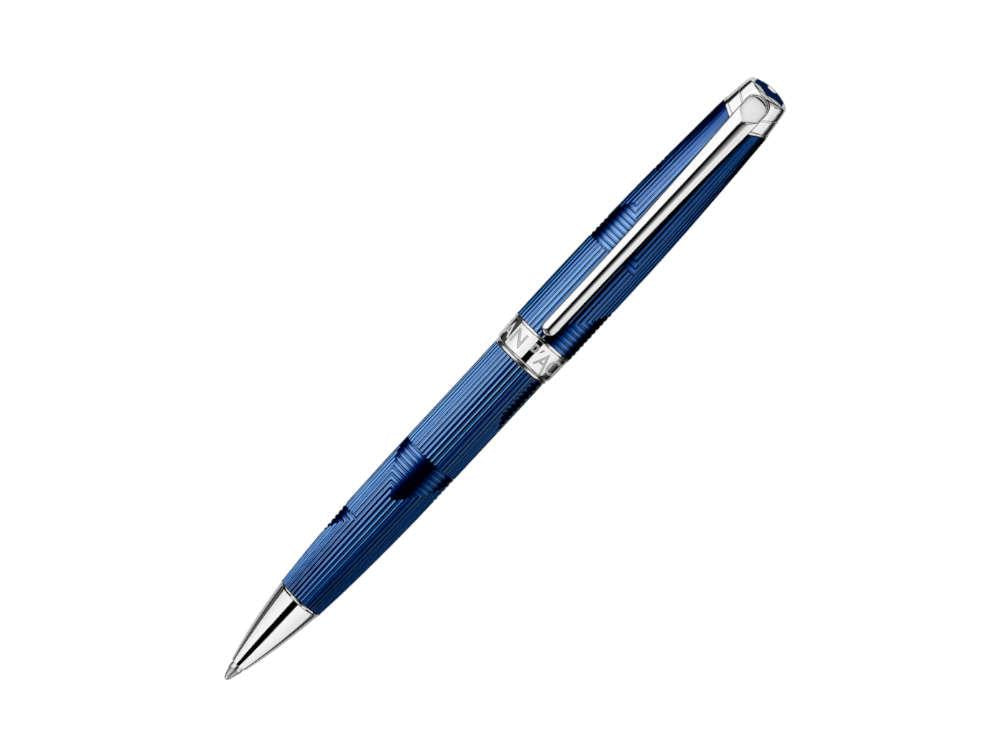 Stylo bille Caran d'Ache Léman Bleu Marin, Laque, Bleu, 4789.169