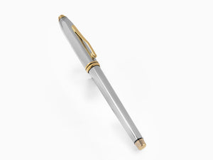 Stylo Plume Cross Townsend, Chrome, Argent, Poli, Plaqué Or 23K, 0506