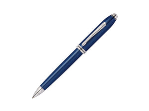 Stylo bille Cross Townsend, Laque, Bleu Quartz, Attributs rhodium, 692TW-1