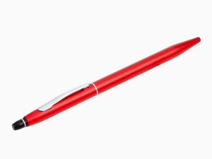 Stylo bille Cross Click, Résine, Rouge, Mat, Chrome, AT0622-119