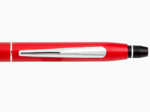 Stylo bille Cross Click, Résine, Rouge, Mat, Chrome, AT0622-119