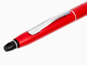 Stylo bille Cross Click, Résine, Rouge, Mat, Chrome, AT0622-119