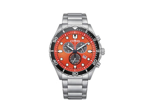 Montre à Quartz Citizen OF, Orange, 43 mm, 10 atm, AT2560-84X