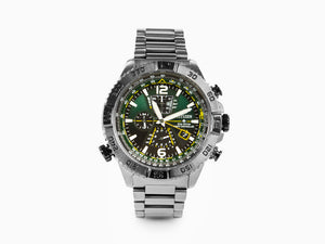 Montre à Quartz Citizen Promaster Sky Navihawk, 48 mm, Vert, 20 atm, AT8227-56X