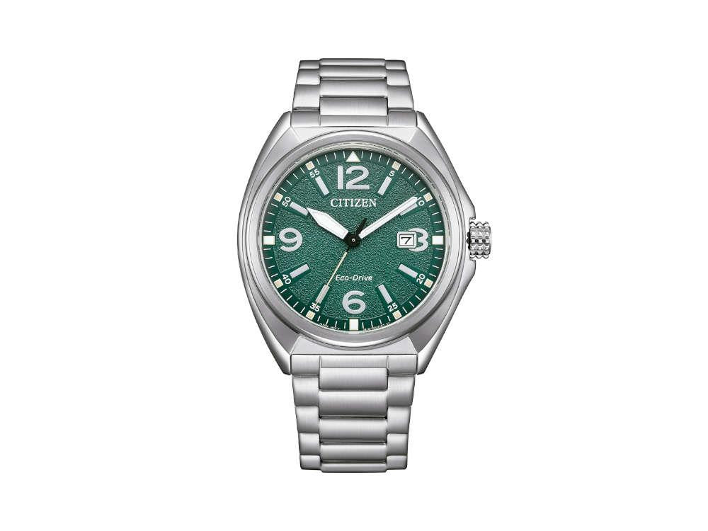 Montre à Quartz Citizen OF Military, Vert, 40.8 mm, 10 atm, AW1571-76X