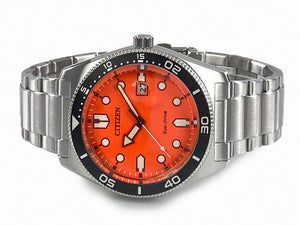 Montre à Quartz Citizen OF, Orange, 43 mm, 10 atm, AW1760-81X