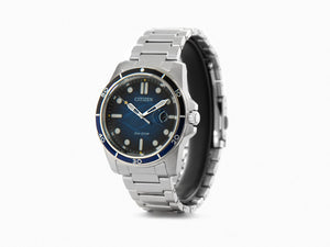 Montre à Quartz Citizen OF Marine 1810, Bleu, 41.5 mm, 10 atm, AW1810-85L