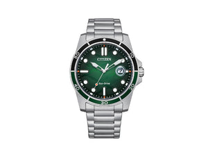 Montre à Quartz Citizen OF Marine 1810, Vert, 41.5 mm, 10 atm, AW1811-82X