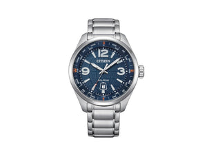 Montre à Quartz Citizen OF Pilot Traveler, Bleu, 42.6 mm, 10 atm, AW1830-88L